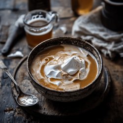 Süße Biersuppe mit Klößchen