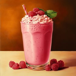 Erfrischender Himbeer-Smoothie