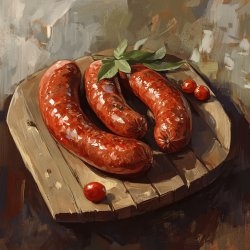 Hausgemachte Merguez-Würstchen