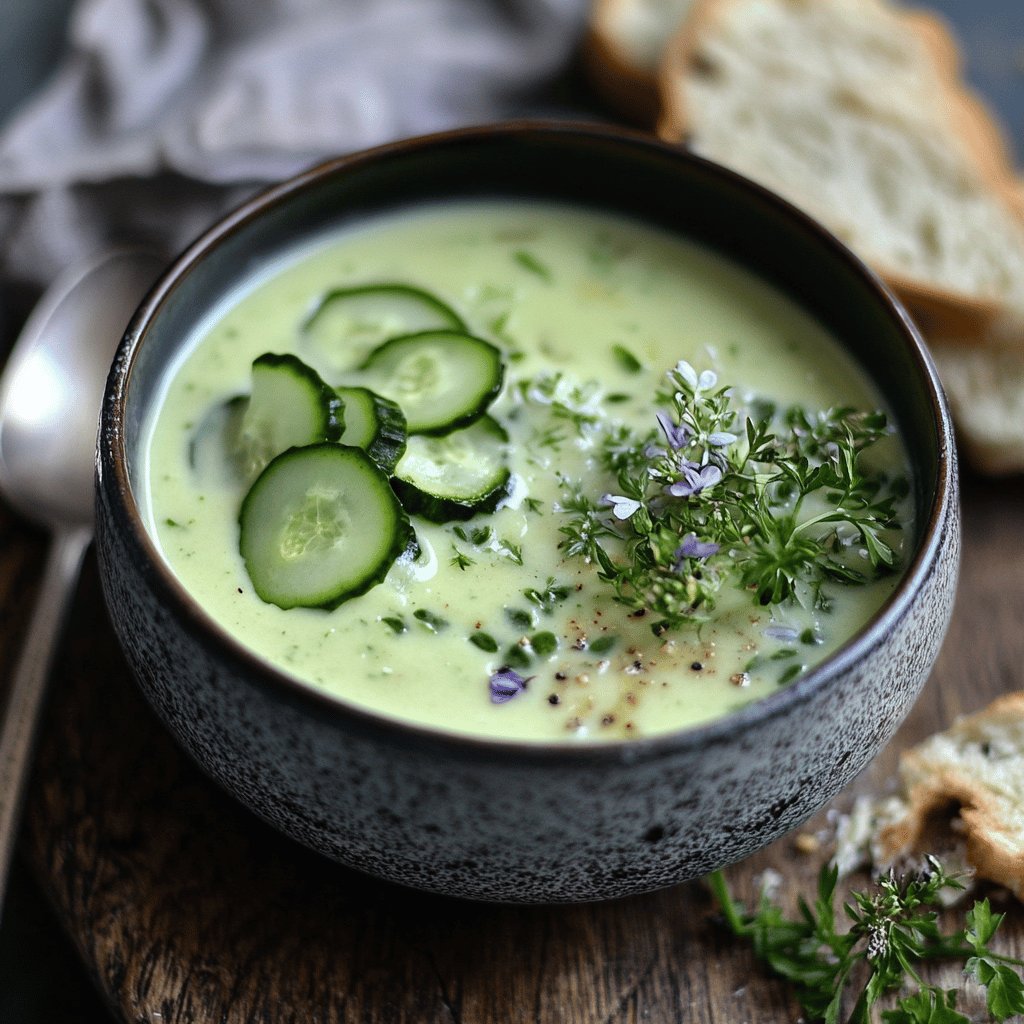 Erfrischende Sommersuppe