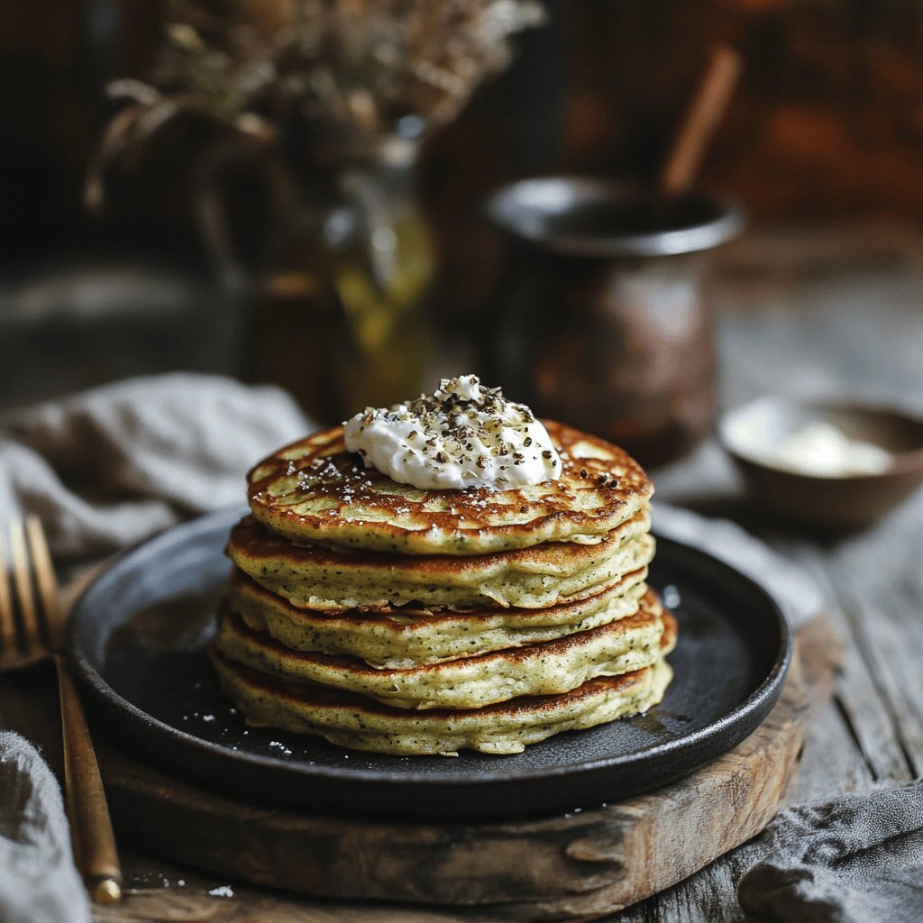 Leckere Zucchinipfannkuchen