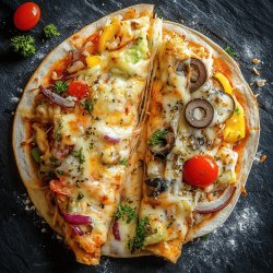 Schnelle Wrap-Pizza