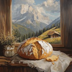 Traditionelles Alpenbrot