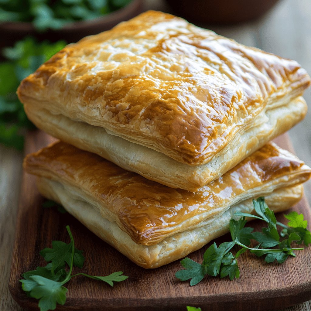 Herzhafte Blätterteigtaschen