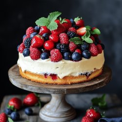 Beerentorte mit Mascarponecreme