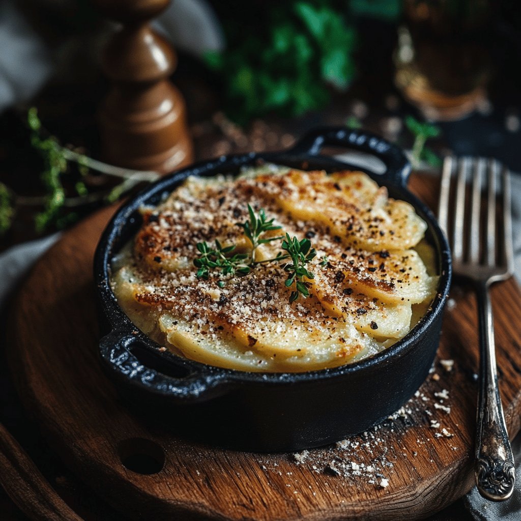 Klassisches Kartoffelgratin