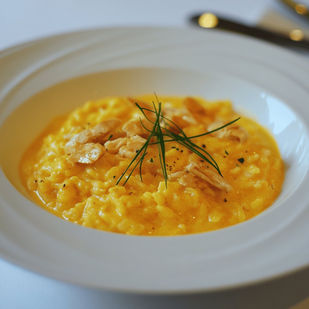 Köstliches Safranrisotto