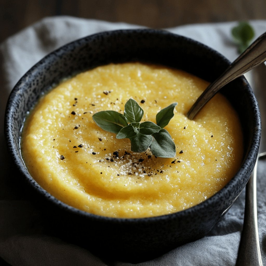 Cremiger Polenta-Grießbrei