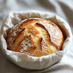 Einfaches Brot ohne Kneten