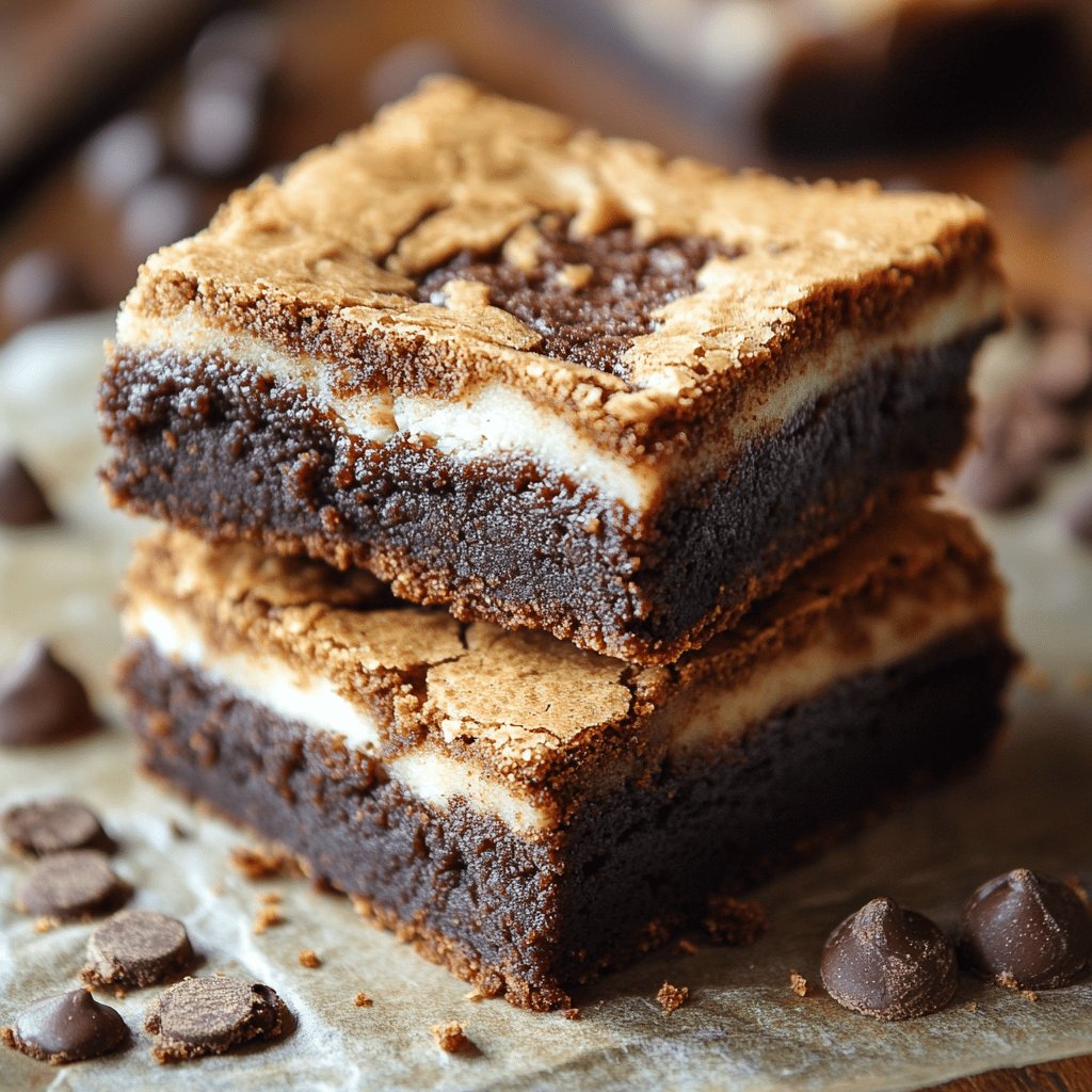 Brookies mit Cookie-Kruste