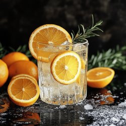 Erfrischender Gin-Orangen-Cocktail