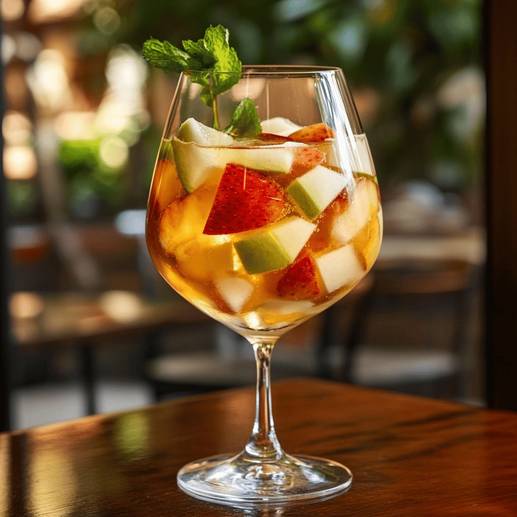 Erfrischende Weiße Sangria