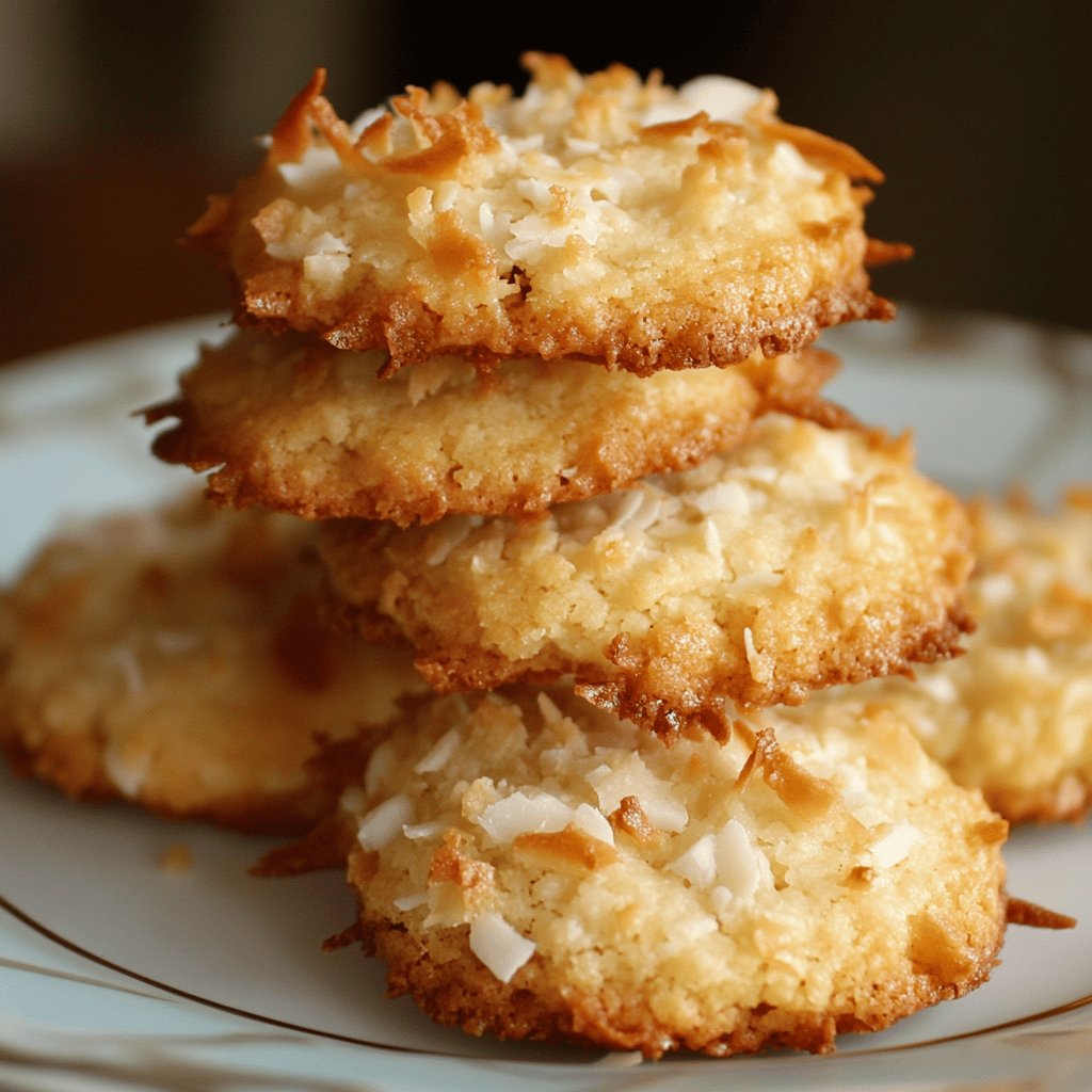 Köstliche Kokosplätzchen