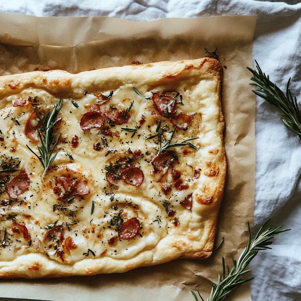 Glutenfreier Flammkuchenteig