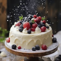 Erfrischende Mascarpone-Quark-Torte