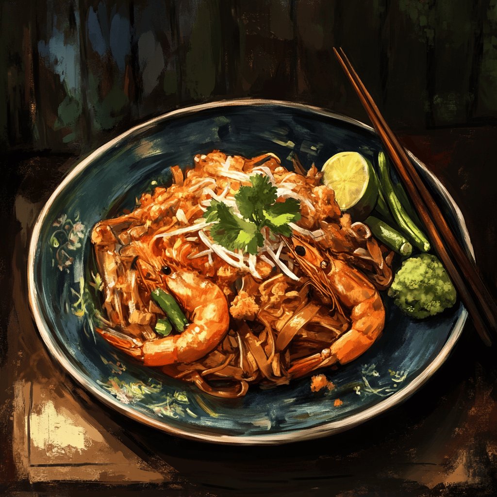 Authentisches Pad Thai