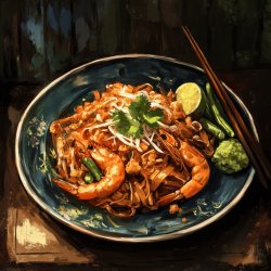 Authentisches Pad Thai