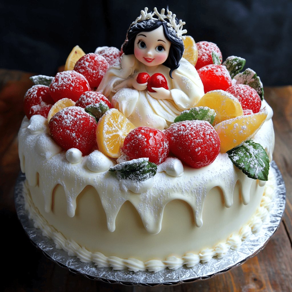 Traditioneller Schneewittchenkuchen