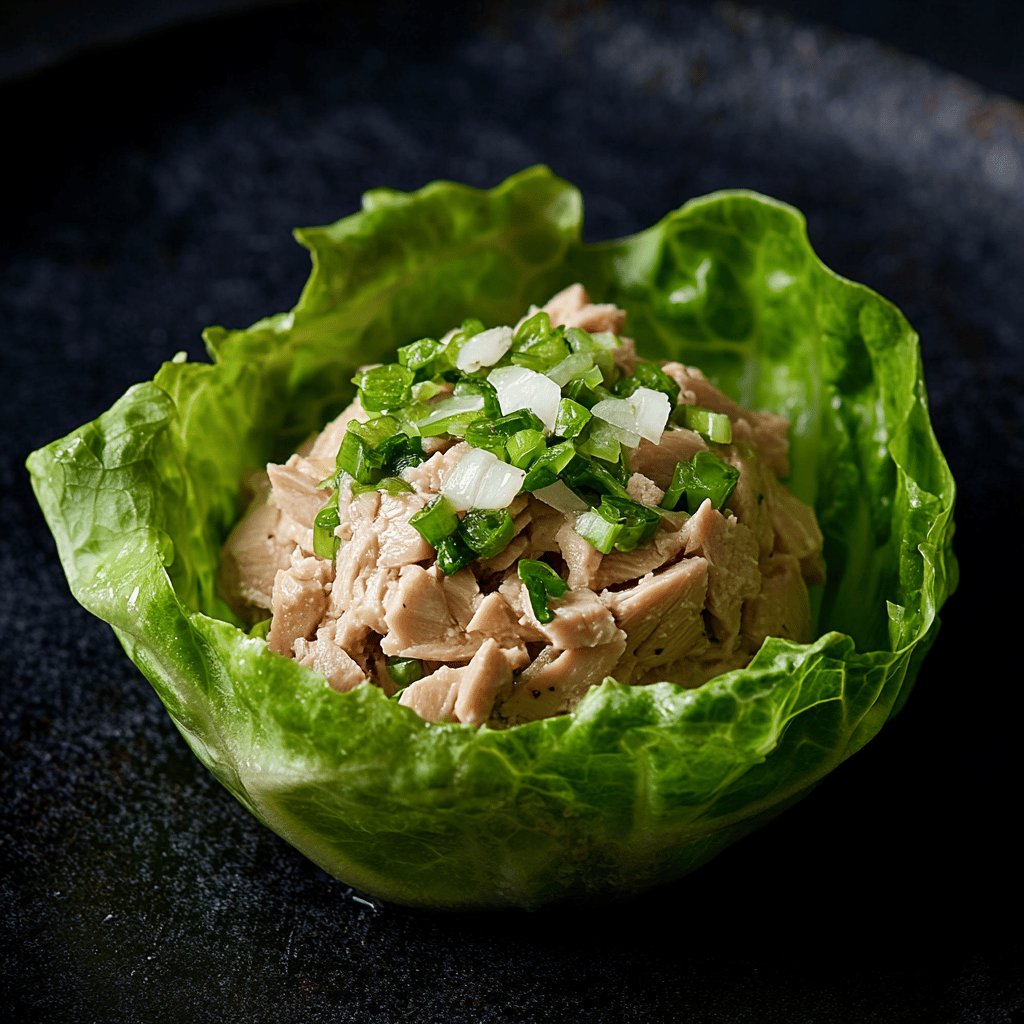 Erfrischender Thunfisch-Eisbergsalat