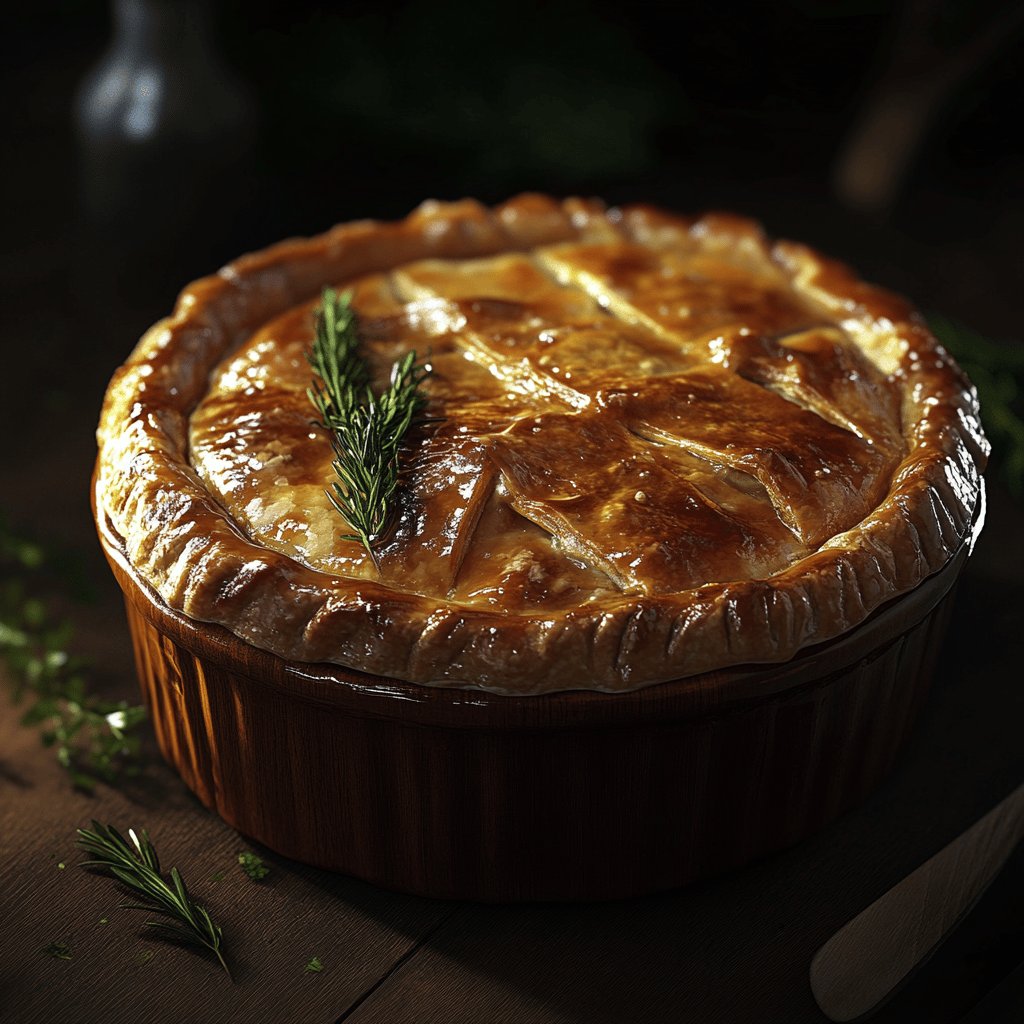 Klassische Churer Fleischtorte