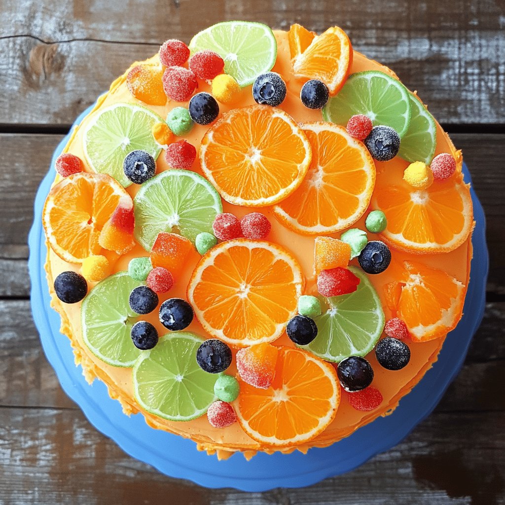 Einfacher Orangenlimokuchen