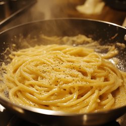 Vegetarische Spaghetti Carbonara