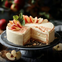 Köstlicher Apfel-Rahm-Kuchen