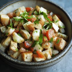 Einfacher Brotsalat