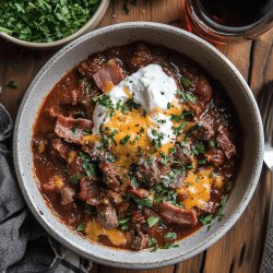 Hirschgulasch mit Rotwein