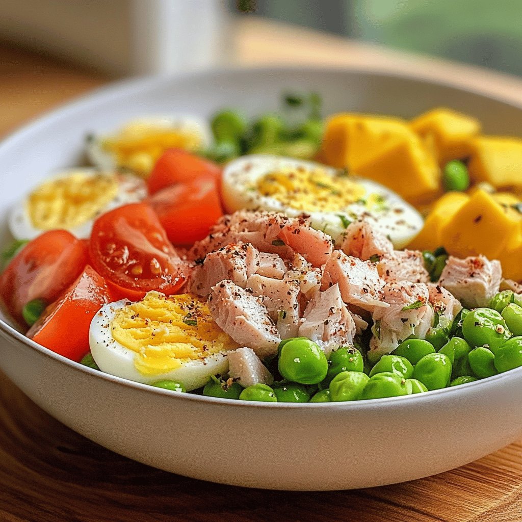 Klassischer Thunfisch-Eiersalat