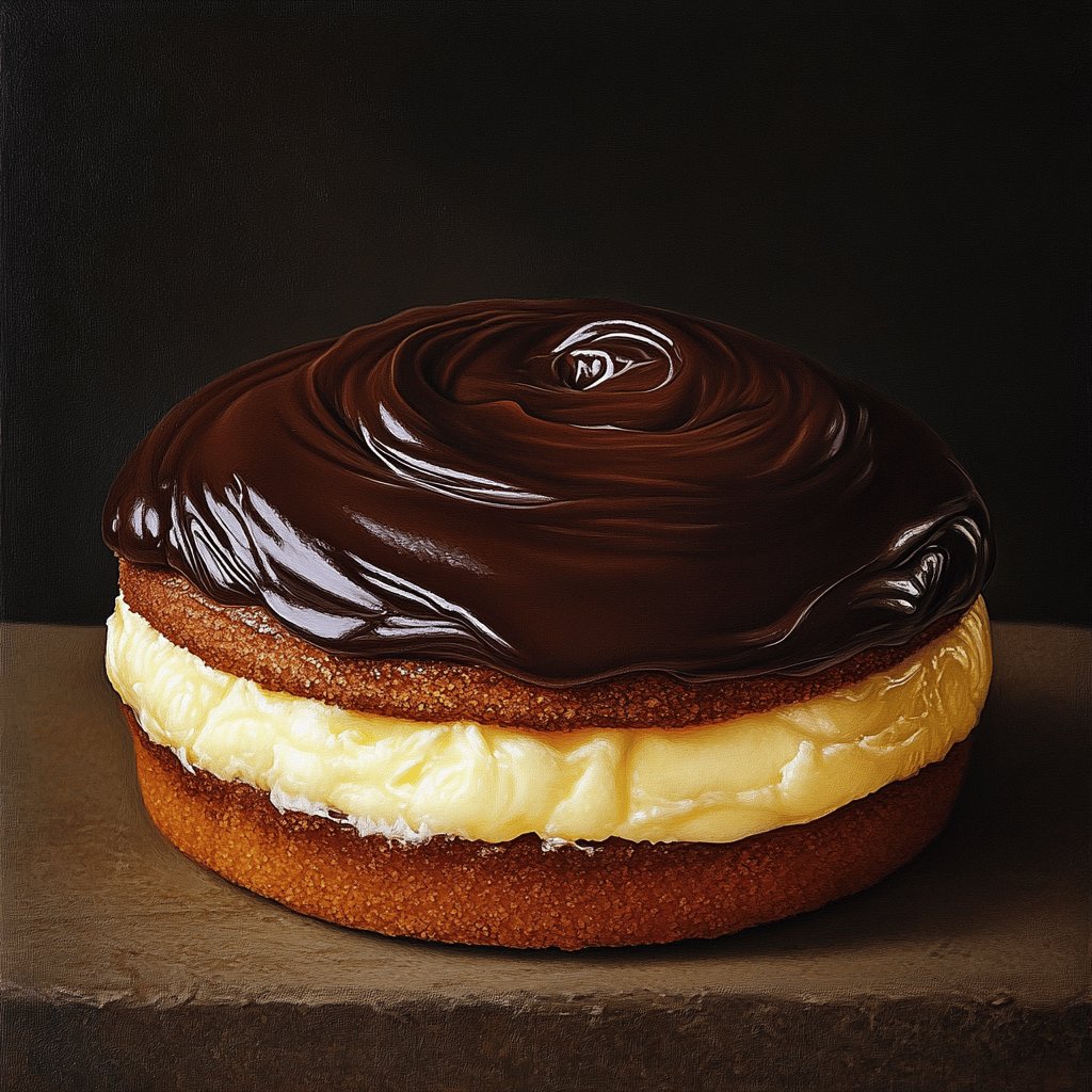 Klassische Boston Cream Pie