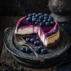 Blaubeer-Käsekuchen