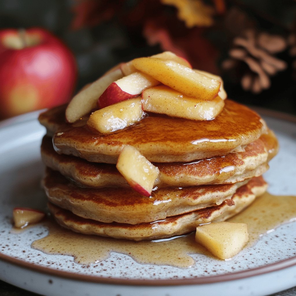 Einfacher Apfel-Pfannkuchen