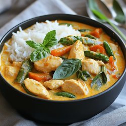 Thai Kokos-Curry mit Hähnchen