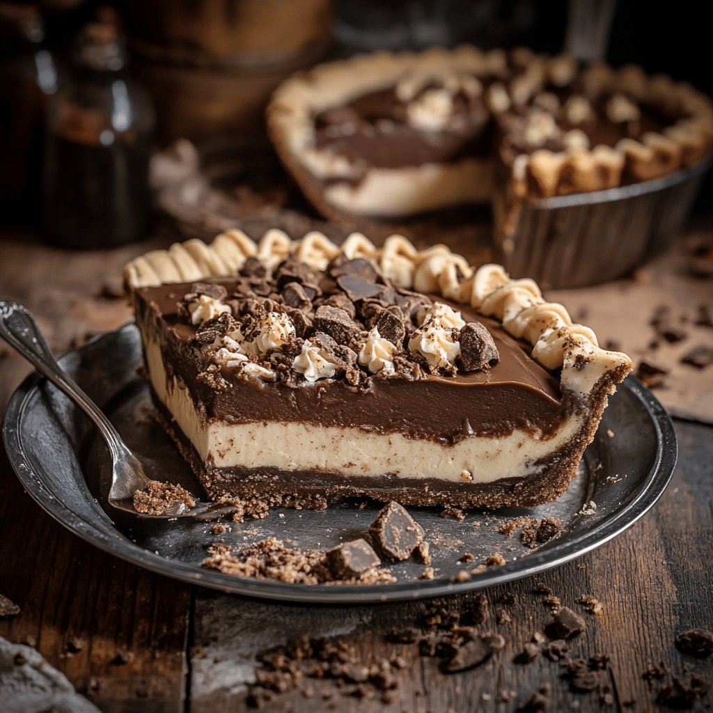 Klassische Mississippi Mud Pie