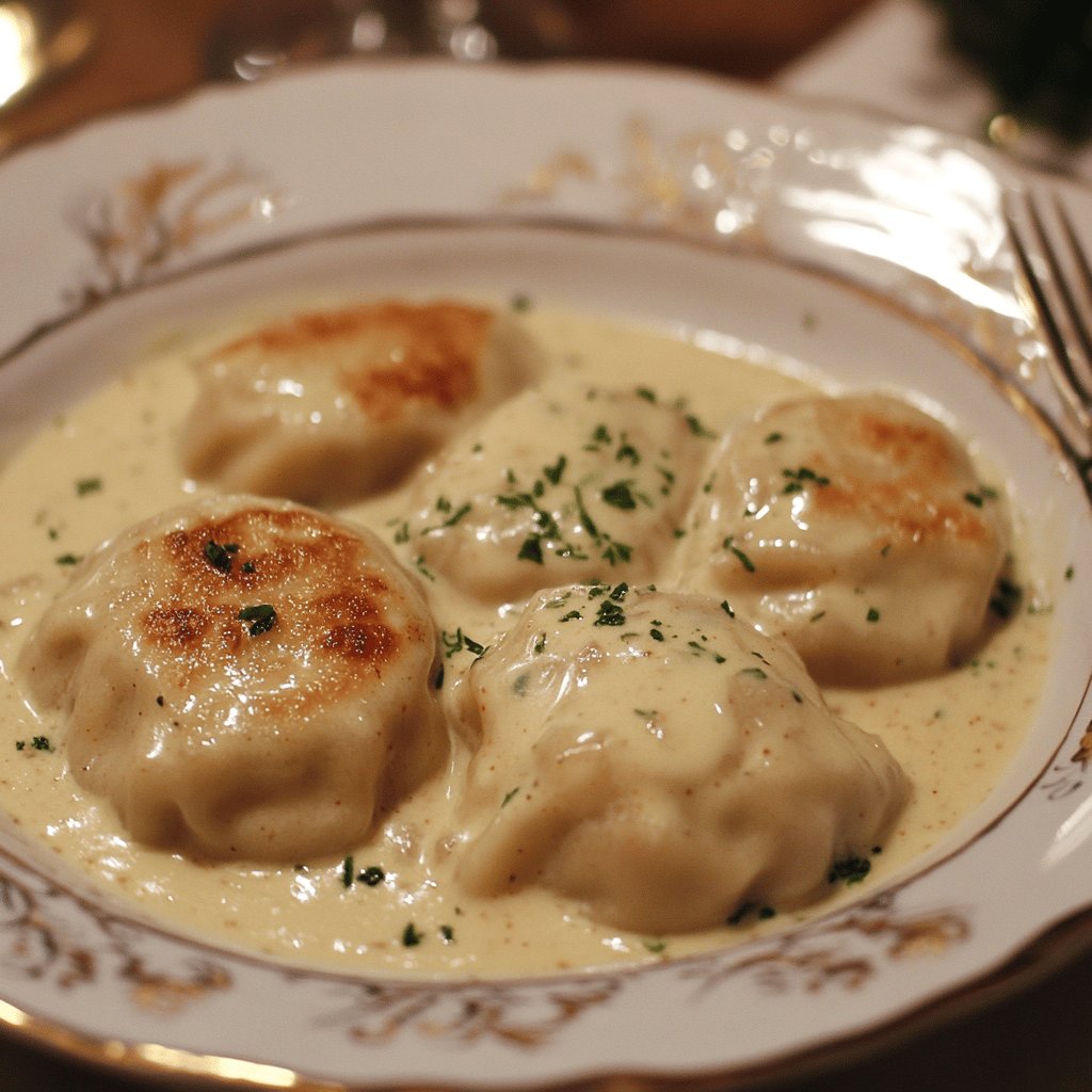 Pfälzer Fläschknepp mit Meerrettichsoße