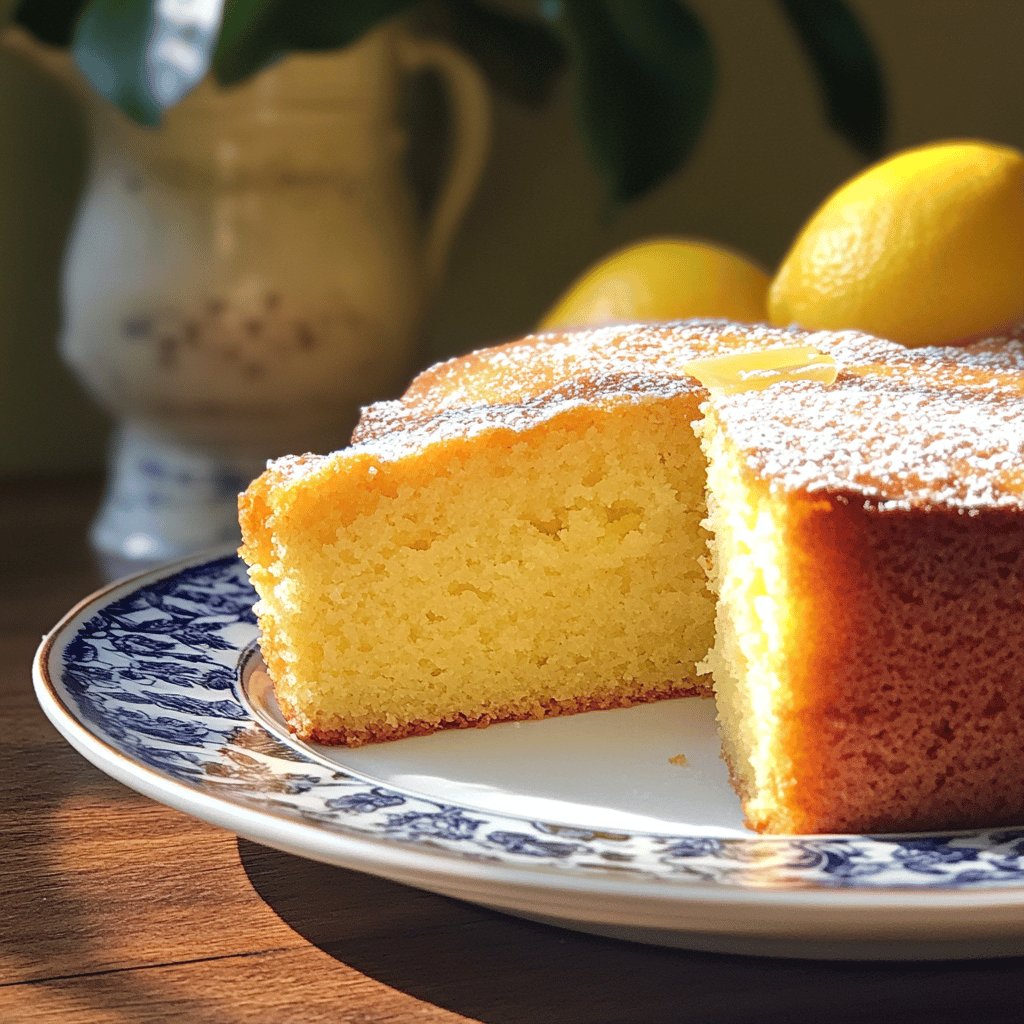 Glutenfreier Zitronenkuchen