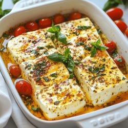 Gebackener Feta im Ofen