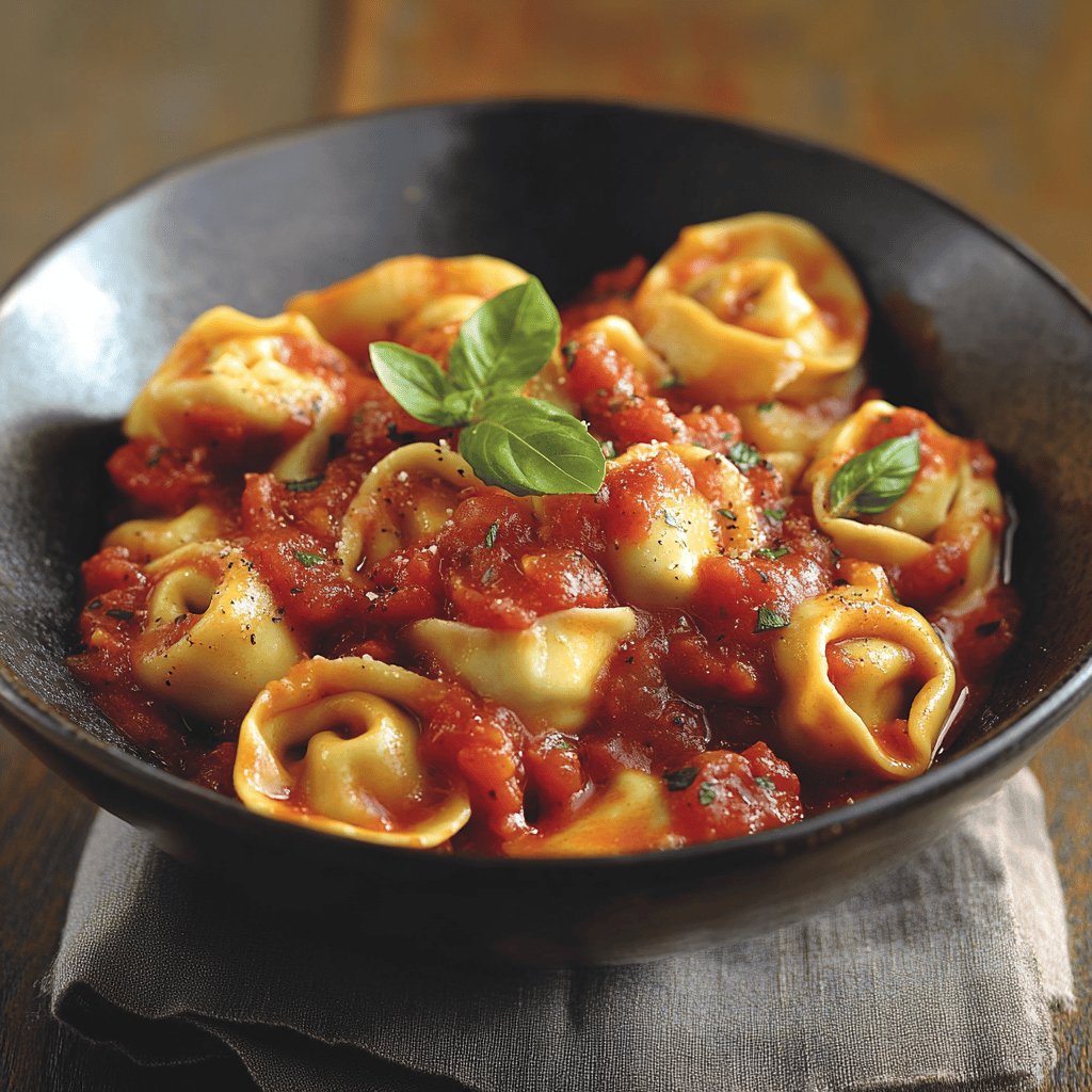 Tortellini mit Tomatensoße