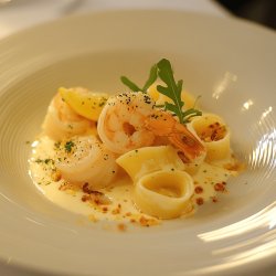 Zitronen-Scampi-Pasta