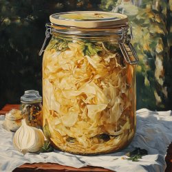 Hausgemachtes Sauerkraut