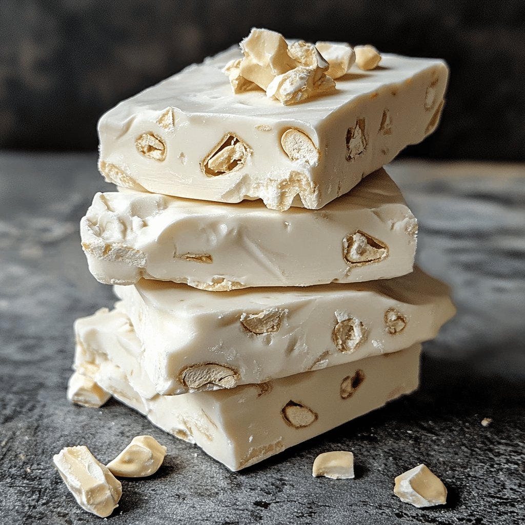 Klassischer Weißer Nougat