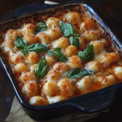 Überbackene Gnocchi mit Käse