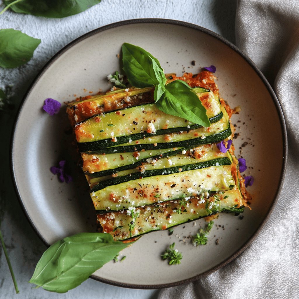 Köstliche Zucchini-Lasagne