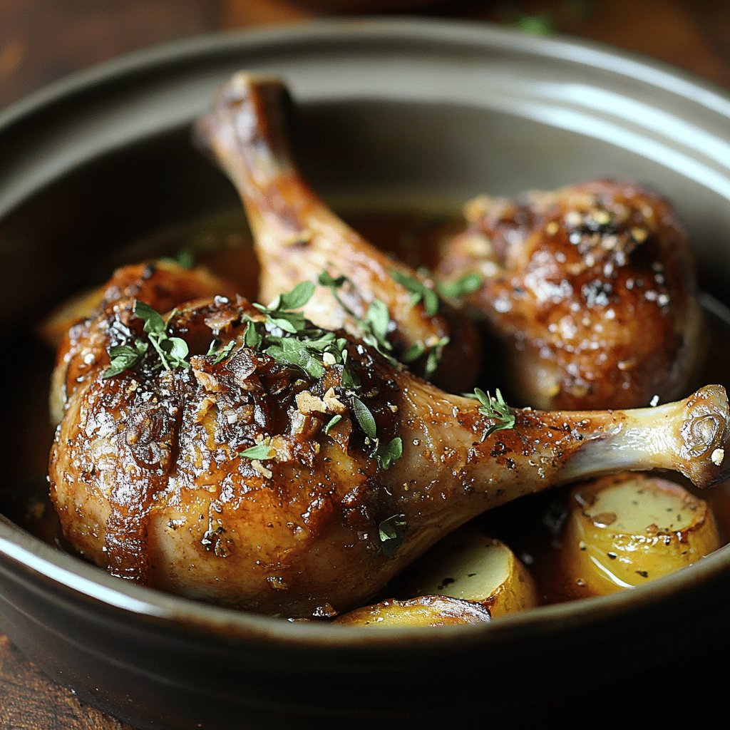 Sous-vide Entenkeulen Confit