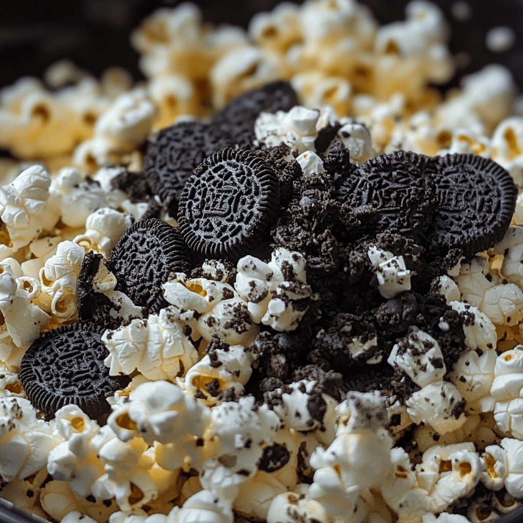 Knuspriges Oreo-Popcorn