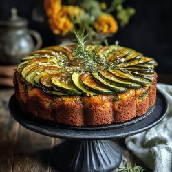 Pikanter Zucchinikuchen