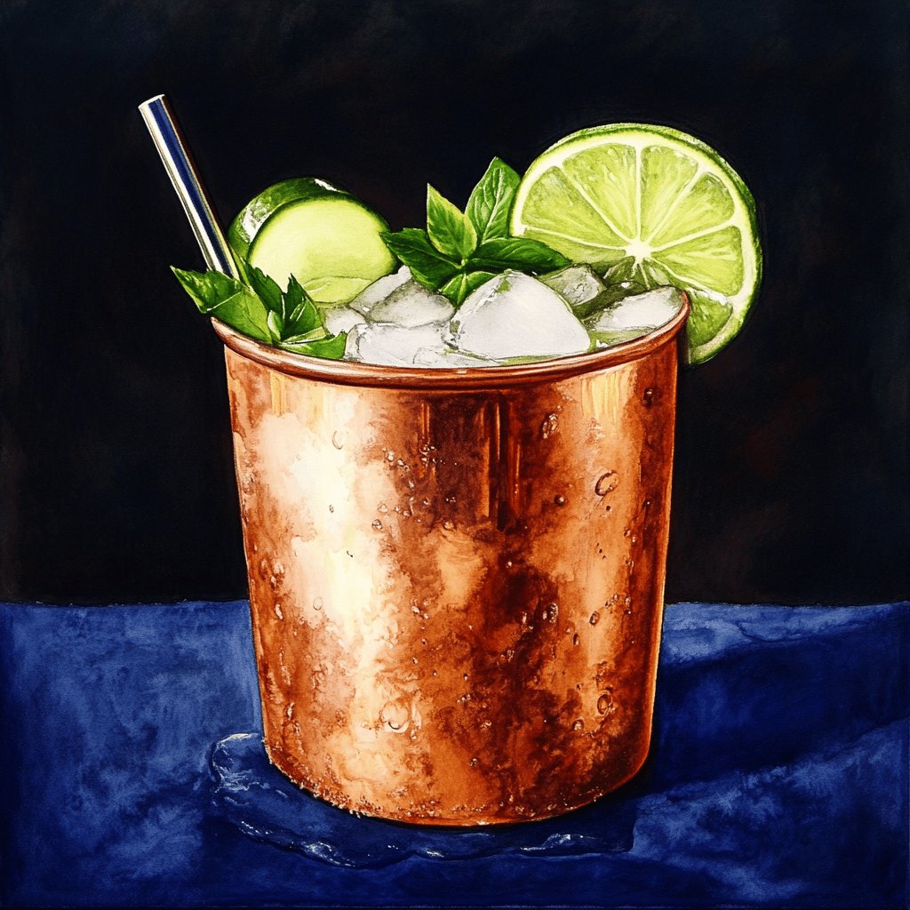 Erfrischender Moscow Mule Cocktail