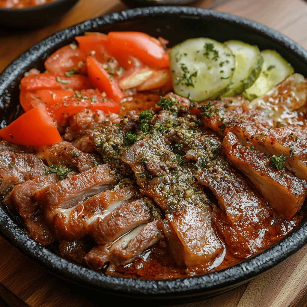 Türkischer Iskender Kebab