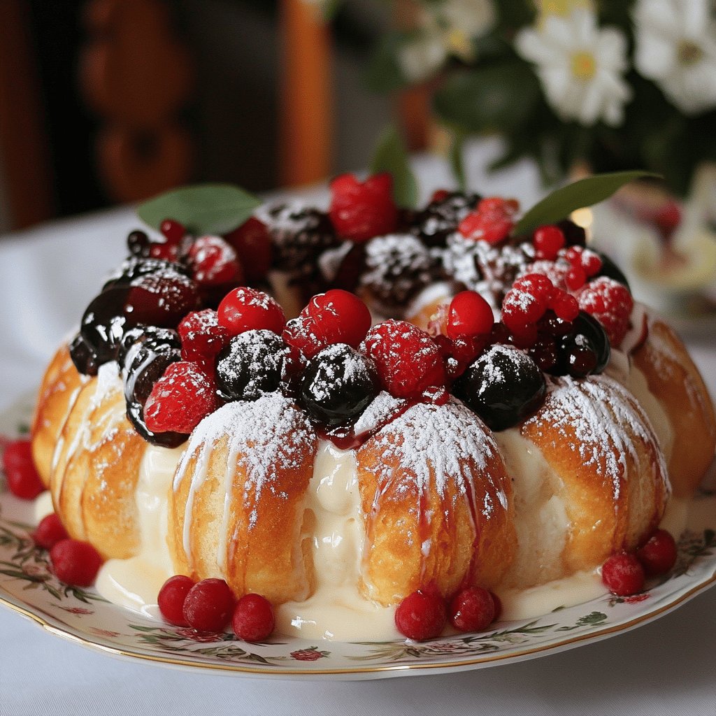 Köstlicher Kranzkuchen